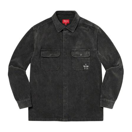 Supreme, Shirts Zwart, Heren, Maat:L