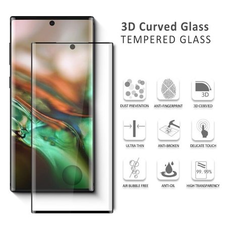 Samsung NOTE 10 3D rundat härdat glasfodral
