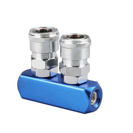 Rund toveis pneumatisk hurtigkobling Rund treveis