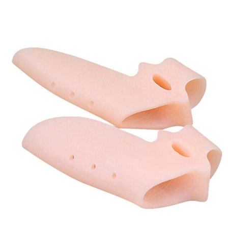 1 stk eller 1 par silikon tåspreder separator Hallux Valgus korreksjon tommelfinger korreksjon rettetang fotpleieverktøy