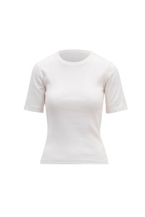Pippa rib tee off White M