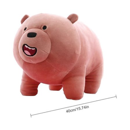 Vi Bare Bjørner Kosedyr Isbjørn Panda Grizzly Myke Plysjleker Kawaii Plysjdyr for Gutter Jenter Barn-e-Perfet