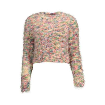 Desigual, Round-neck Knitwear Roze, Dames, Maat:L