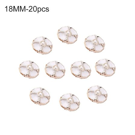 Pearl Buttons Skjorta Knappar 18MM20ST 20ST