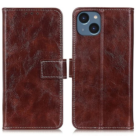 Retro iPhone 15 fodral - Brunt