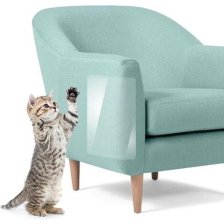 Inredningsskydd - Klösande katter eller hundars klor - Möbler - Väggar - Husdjur - Transparent - 30 x 45 cm