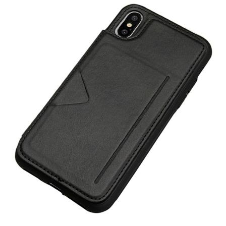 Skal med Korthållare (HANMAN) - iPhone XR Svart