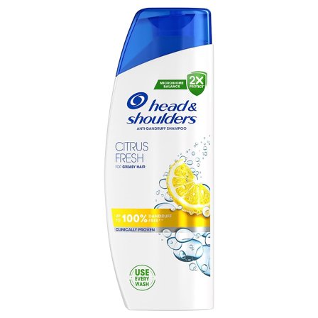 Head & Shoulders Citrus Fresh Skælshampoo 250 ml, Hår, Shampoo, Skælshampoo
