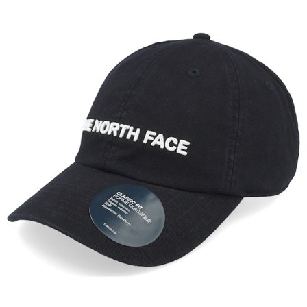 The North Face - Sort unconstructed Kasket - Roomy Norm Hat Black/Washed/Horizo Dad Cap @ Hatstore