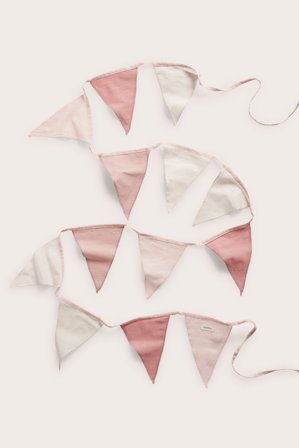 Newbie | Kolorowa chorągiewka Jasnoróżowy ONE SIZE | Jasnoróżowy