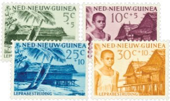 Hollandsk Ny Guinea 1956 - NVPH 41-44 - Postfrisk