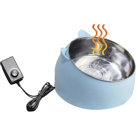 Lämmitetty Lemmikkieläinten Kulho Talvi Koiran Kulho Lämmitys Veden Kulho Lämpötilan Säädettävä Lämmitetty Veden Kulho Koirien/Kissojen/Kanien/Kanojen