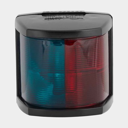 Kombinowana latarnia do montażu centralnego Hella 2984, 25 W, 12 V, 112.5°, UV-odporne czarne tworzywo sztuczne, 108 x 107 x 90 mm, czerwono/zielona, 