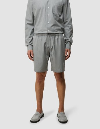 Shaping New Tomorrow - Tech Linen Elastic Shorts - Charcoal - Male - 36/