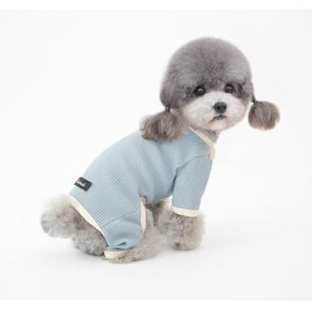 Kjæledyrsklær Høst og vinter Hundeklær med fire ben Teddy Pomeranian baseklær Blue XL