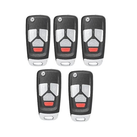 Xnau02en Universaali langaton kauko-ohjain avaintaitto 4 painiketta tyypille Vvdi-avaintyökalu 5 kpl/erä RHL