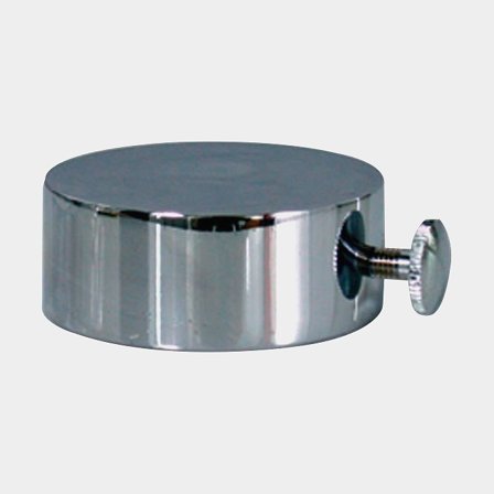 Kap voor doradeventiel Foresti & Suardi, verchroomd messing, Ø62 mm, zilver