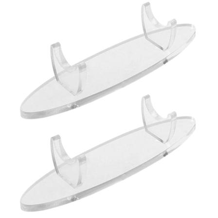 2 stk. Akryl Penneholder Display Stativ, Transparent Kosmetisk Penselholder Organizer