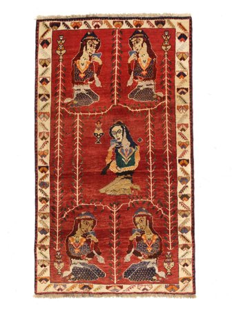 Oriental Qashqai Rug 108X192 (Wool, )