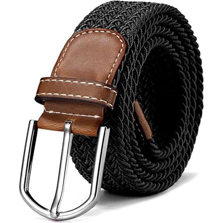 Stretchbälte flätat och elastiskt bälte för kvinnor och män