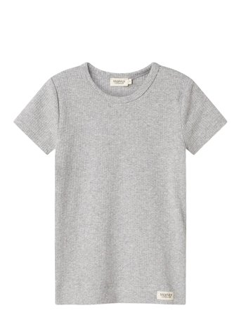 MarMar Copenhagen Plain Tee Ss - Grey - 116