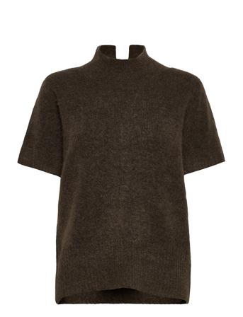 Cc Heart Alpaca Short Sleeve Brown Coster Copenhagen