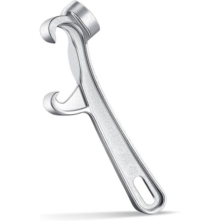 1 stk. Bøtteåpner 5 Gallon, Sølv Aluminium Maling Bøtte Lokk Åpner Skiftenøkkel Metallboks Lokk Fjerningsverktøy for Hjemme Industriell Bruk