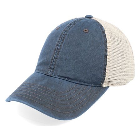Richardson - Blå trucker Keps - 211 Navy/Khaki Trucker @ Hatstore