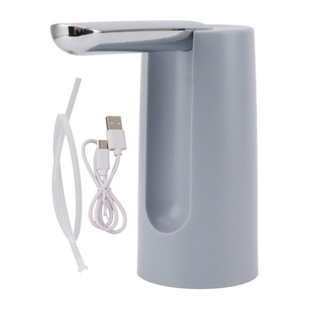 Ljusblå USB-laddande vattenflaskpump 800mAh Justerbar hastighet Automatisk avkännande dispenser för universella flaskor