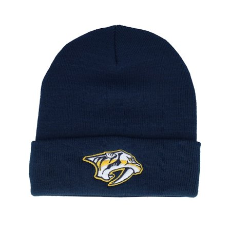 American Needle - NHL Blau cuff Mütze - Nashville Predators Terrain Knit Solid Navy Cuff @ Hatstore