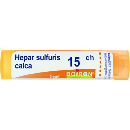 Boiron Hepar Sulfuris Calcareum 15Ch Tubo 80 Granuli 4g