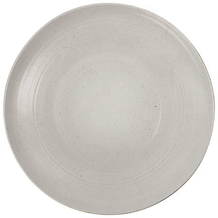 House doctor Pion serveringsfad, stort rundt, hvid/grå | KitchenOne