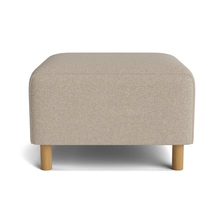 Seam puf - Aurora Beige - 70x68x45 - Puf