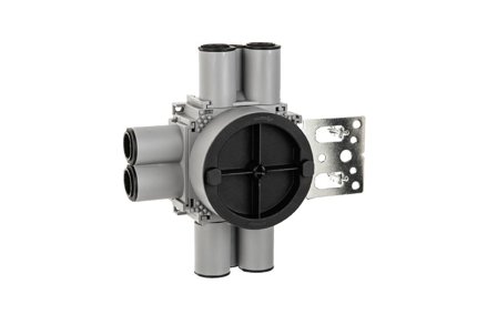 SG Veggboks Enkel 21-36mm 8-løp stender Grå