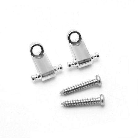 1 par elektrisk guitar hovedstok kugleleje holdbar tryk streng spænde sølv