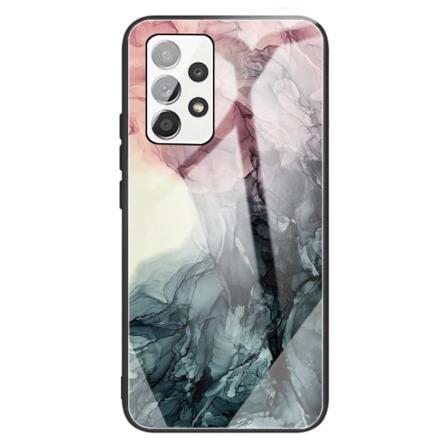 Samsung A13 4g Marmor Härdat Glas Tpu-skal - Motiv 3 Multifärg