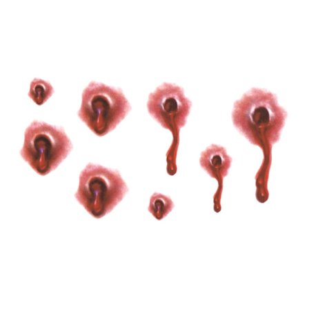 Halloween Tatuering Skottsår Enkel Användning