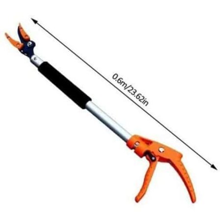 Extra lång 0,6 m teleskopisk häcksax