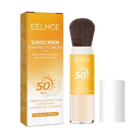 Mineral Solskydd Setting Powder SPF 50 Långvarig Lättviktig Andningsbar