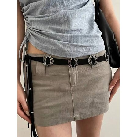 Vintage y2k Ethnic Style Waist Chain 2023 New Summer Bohemian Belt with Dress Jeans Belt