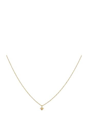 North Star Short Necklace Gold Accessories Jewellery Necklaces Dainty Necklaces Guld Syster P