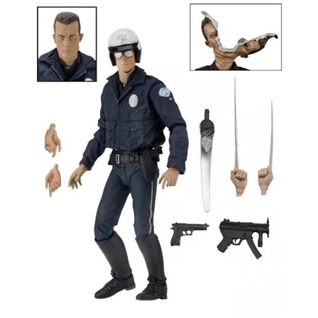 NECA T1000 Trooper Version 7 tuuman pakattu toimintahahmo mallilelu