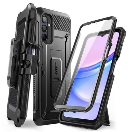 SupCase Galaxy A15 5G -puhelinkotelo Unicorn Beetle Pro - Musta