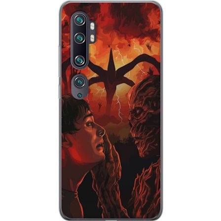 Kompatibel Mobilcover til Xiaomi Mi Note 10 Eventyrlig moské i pastelfarver med hængende lanterner, stjerner og halvmåne blandt skyer