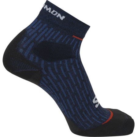 Salomon - Strømper Strømper Ultra Glide Ankle - Carbon / French Blue