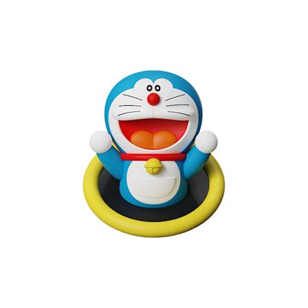 Doraemon (overkrop) Pass Circle Køleskabsmagnet 3