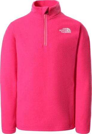 The North Face Kid's Glacier 1/4 Zip Children Mid layer tops Pink XL