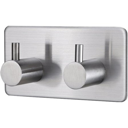 Selvklebende krok, borefri veggkrok i rustfritt stål