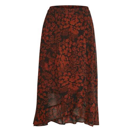 Inwear - Midikjolar - Röd - Dam - Storlek: Xs, Dam, Storlek: XS
