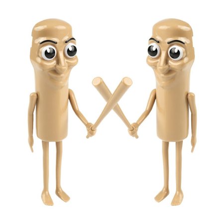 Oändligt kul, en bra hjälpreda för stresslindring! Kämpande stickfigurer, roliga dockor, stressleksaker, små ornament